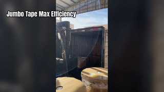 ジャンボ梱包テープのバルク効率