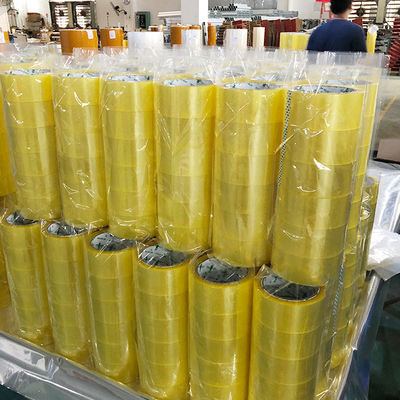 良い価格 100y/200y/1000y 透明な黄色い BOPP 輸送用梱包テープ オンライン