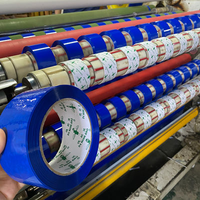 中国工場梱包用青色ボックスシーリングテープ6ロール カラーテープ