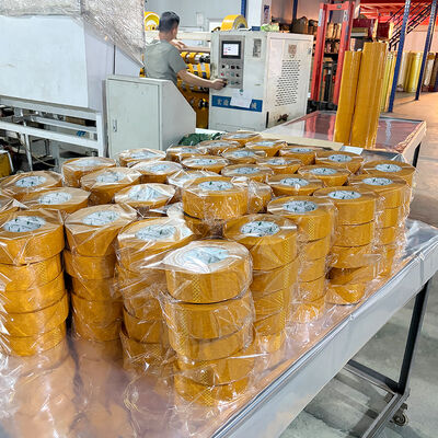 50μ 厚さ 黄色い包装テープ 55mm X 150y カートンの密封用