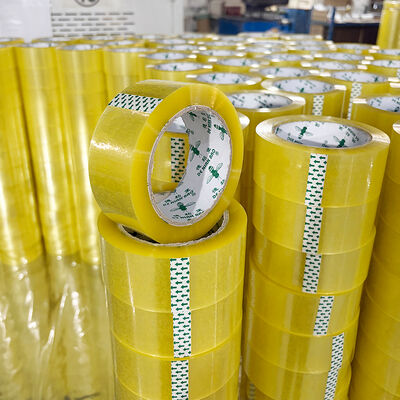 良い価格 BOPP 黄色い黄色 梱包 粘着 高粘着力 密封テープ オンライン