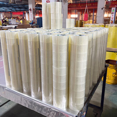 純白透明ホットセールプラスチックBOPP梱包テープ工場卸売